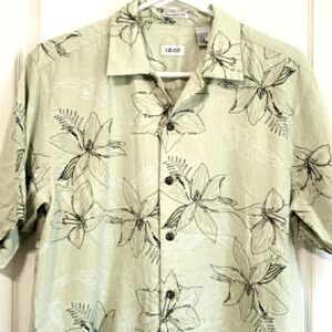IZOD washable silk shirt / M